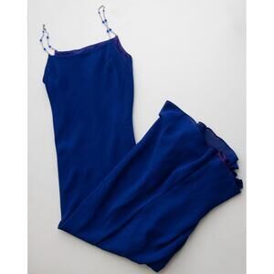 Scott McClintock Vintage Royal Blue Maxi Dress Size 6